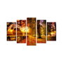 Wallity Pintura Decorativa MDF 5PMX-070 Multicolor